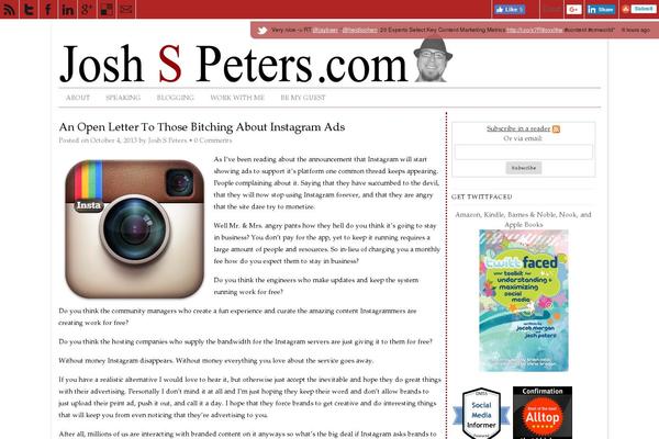 Site using Wp-social-toolbar-pro plugin