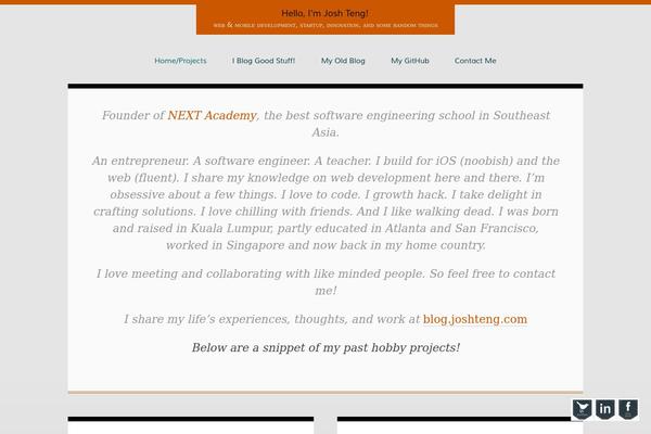 Site using Github WordPress Widget plugin