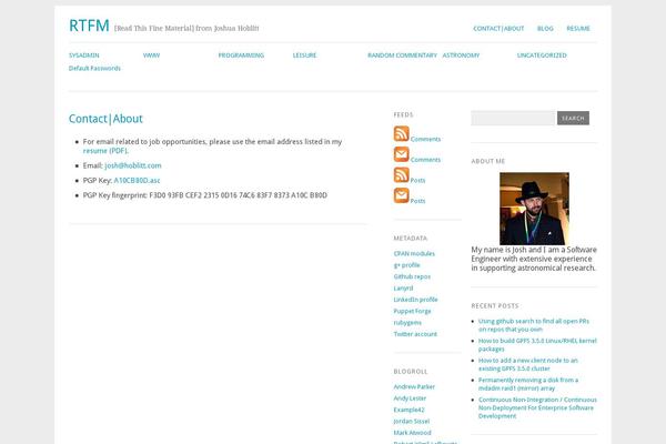 Site using Wp-markdown plugin