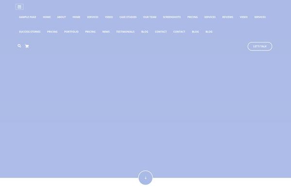 Incubator theme site design template sample