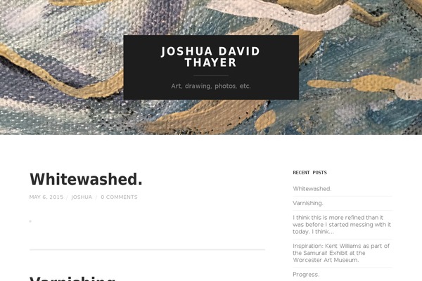 Hemingway theme site design template sample
