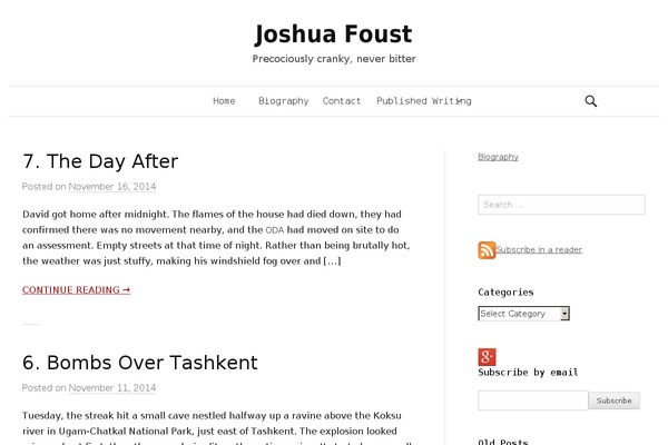 Graphy theme site design template sample