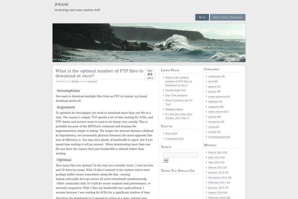 joshuafrankamp.com site used Seashore-10