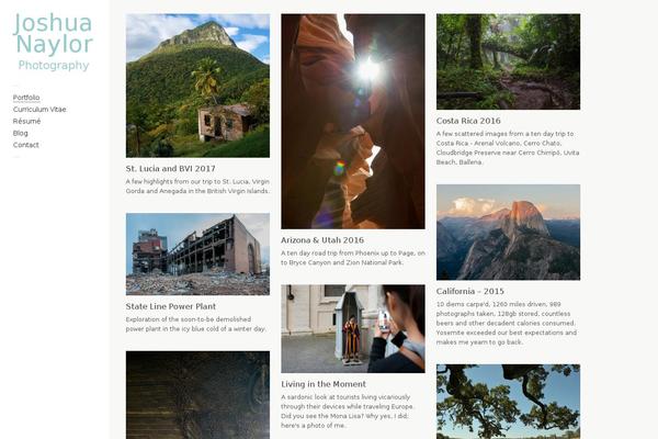 Touchfolio theme site design template sample