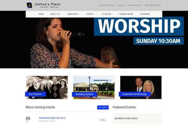 NativeChurch theme site design template sample