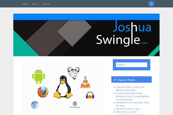 joshuaswingle.com site used Material Gaze