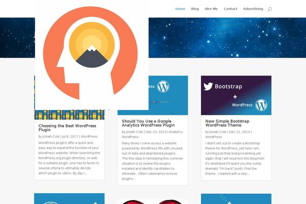 Newsite theme site design template sample
