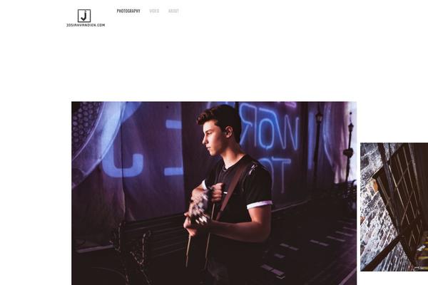 Core theme site design template sample