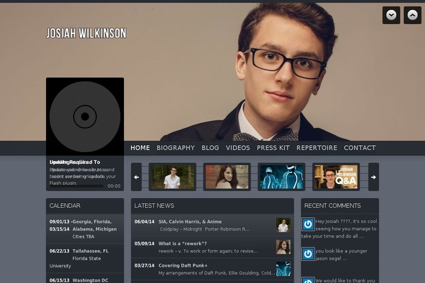 Soundcheck theme site design template sample