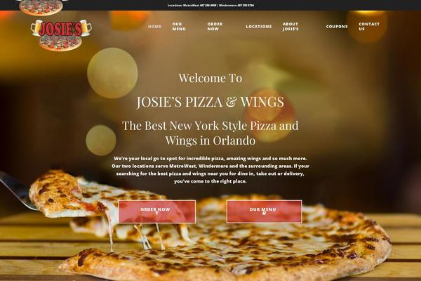 Savory theme site design template sample