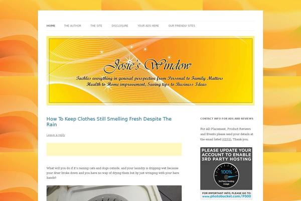 Twenty Twelve theme site design template sample