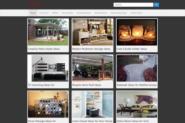 MenHe theme site design template sample