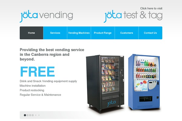 jotavending.com.au site used Theme1312
