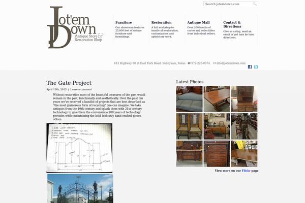 jotemdown.com site used Blanktheme