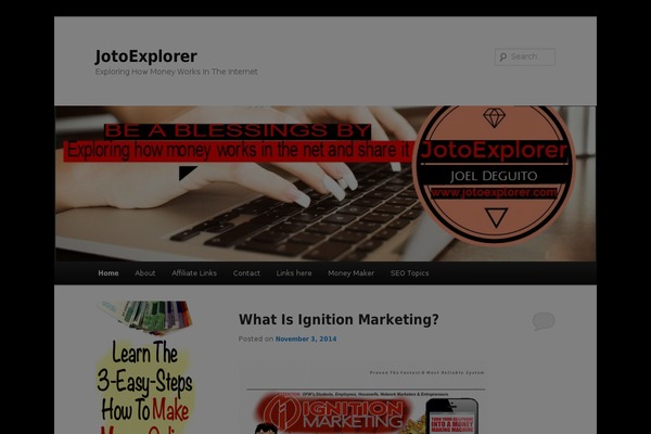 jotoexplorer.com site used Wpoptimal