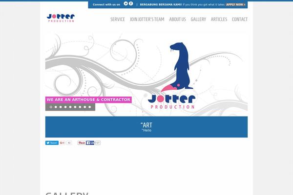 Zig Zag theme site design template sample