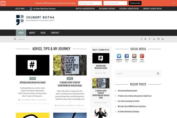 KAMI theme site design template sample