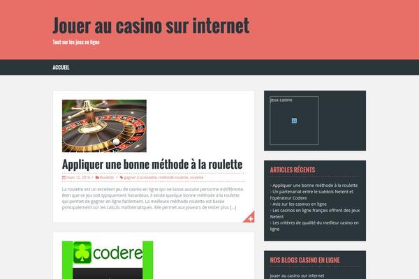 Solon theme site design template sample