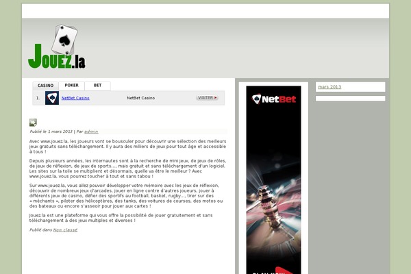 WordPress website example screenshot