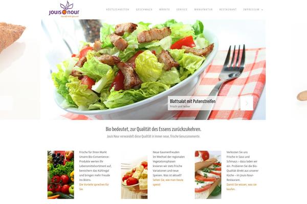 Impero theme site design template sample