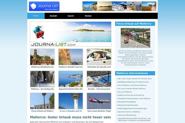 Travel theme site design template sample