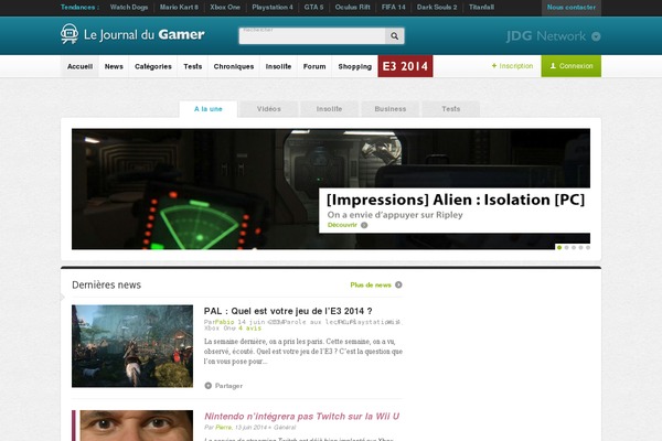 Geek theme websites examples