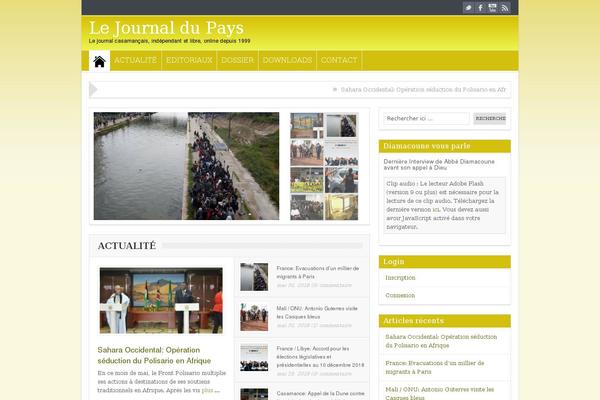GoodNews theme site design template sample