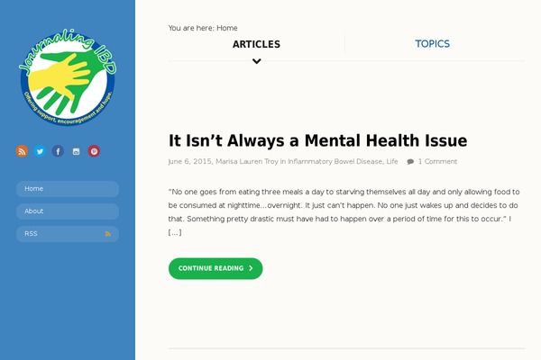 journalingibd.org site used On Topic