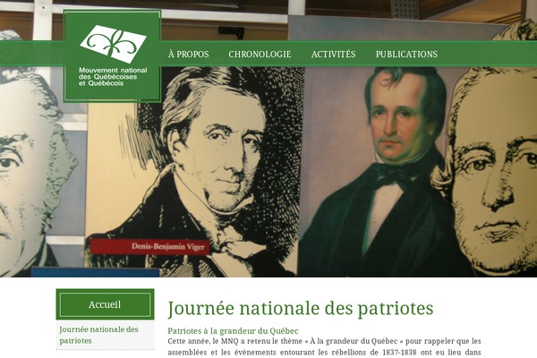journeedespatriotes.qc.ca site used Mnq