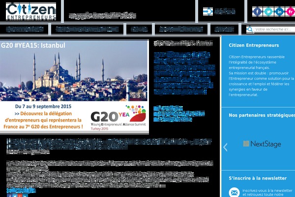 journees-entrepreneur.fr site used Citizen