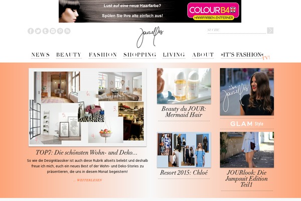 journelles.de site used Twentytwenty-child-theme