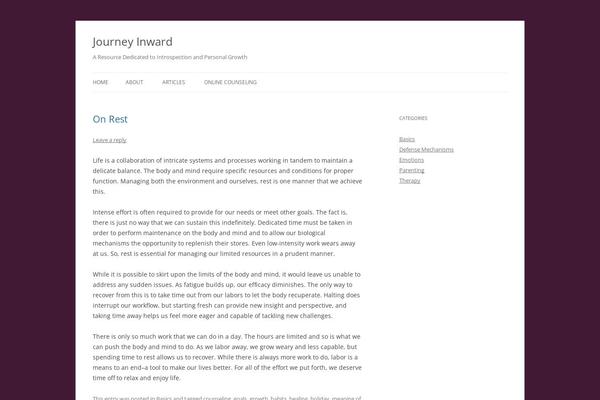 Site using Contact Form plugin