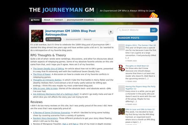 Mystique theme site design template sample
