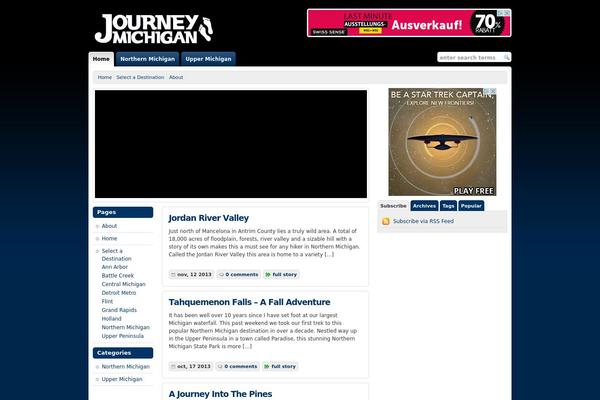 Wp Chatter theme site design template sample
