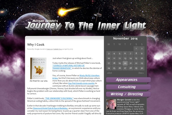 Journey theme site design template sample