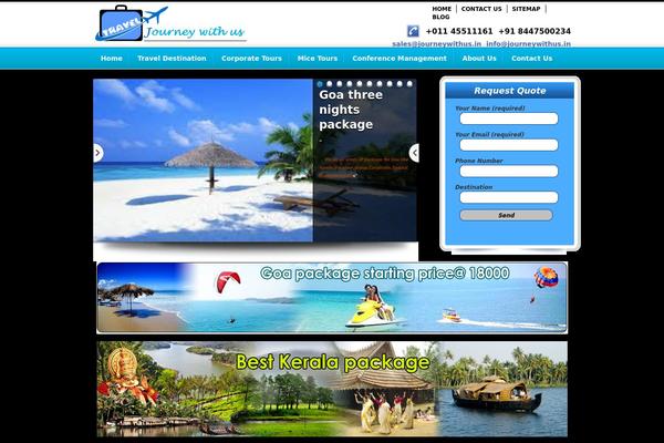 journeywithus.in site used Traveltheme