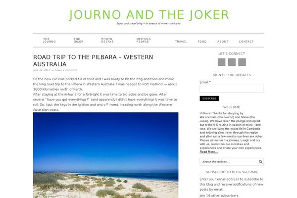 journoandthejoker.com site used Foodie Pro