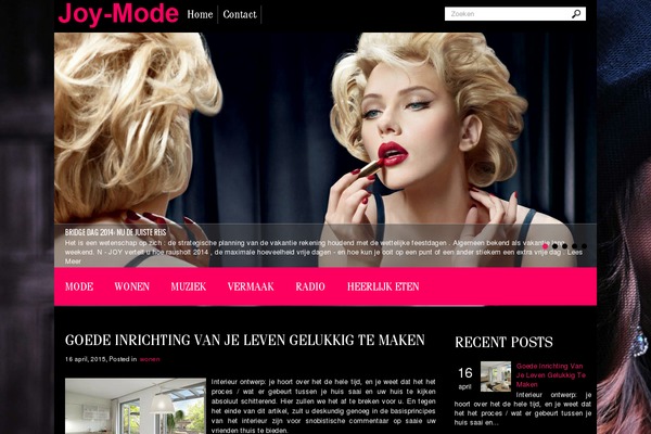 Modelling theme site design template sample