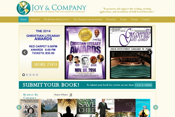 Joy theme site design template sample