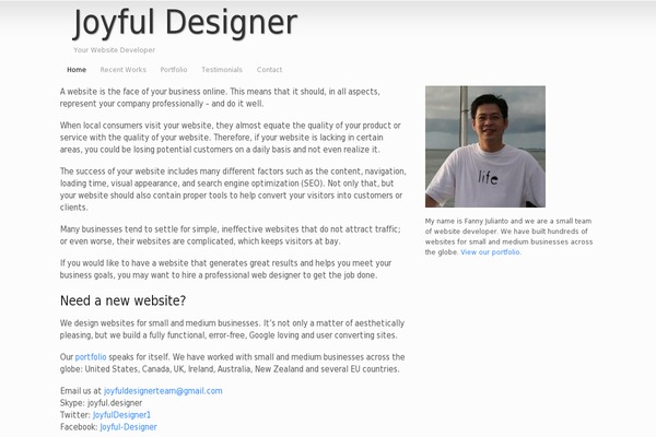 Genesis theme site design template sample