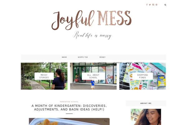 Glamour theme site design template sample