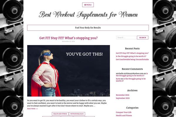 Solstice theme site design template sample