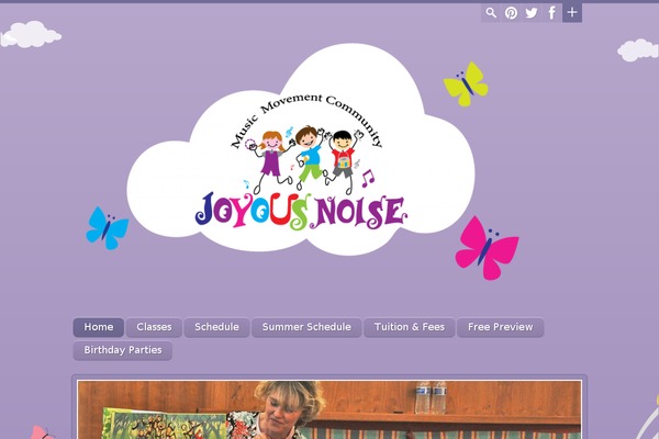 Happy Kids theme site design template sample