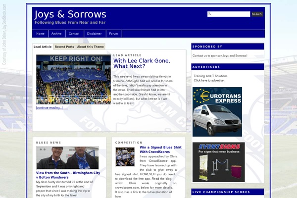 Site using WP Mobile Edition plugin