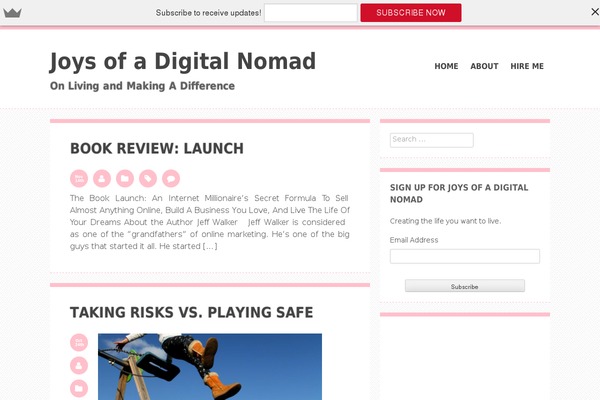 Bosco theme site design template sample