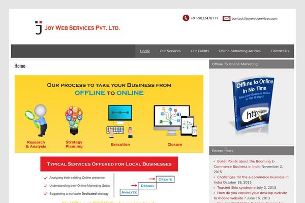 Leeway theme site design template sample