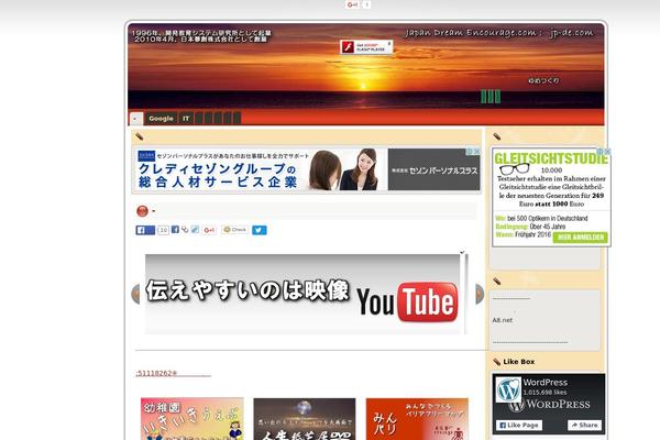 Site using FLV Embed plugin