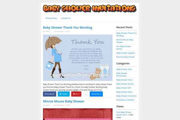 Fasthink theme site design template sample