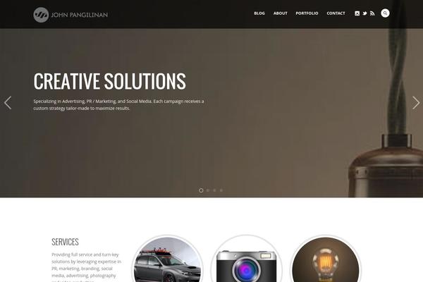 Porcelain theme site design template sample