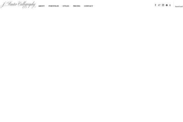 jpantercalligraphy.com site used Virtuoso